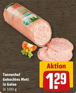 REWE Tannenhof Gekochtes Mett in Gelee Angebot