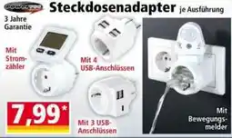 Norma Powertec Steckdosenadapter Angebot