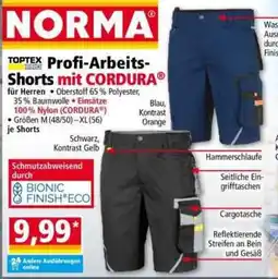 Norma TOPTEX Profi-Arbeits Shorts mit CORDURA Angebot