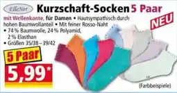 Norma ElleNor Kurzschaft-Socken 5 Paar Angebot