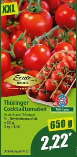 Norma Ernte Krone Thüringer Cocktailtomaten Angebot
