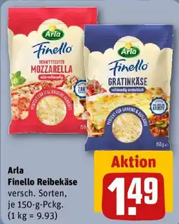 REWE Arla Finello Reibekäse Angebot