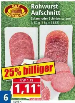 Norma GUT MOLENDORP Rohwurst Aufschnitt Angebot