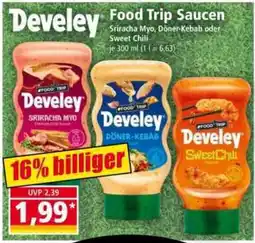 Norma Develey Food Trip Saucen Angebot