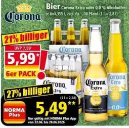 Norma Corona Bier Angebot