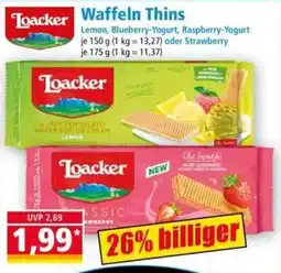 Norma Loacker Waffeln Thins Angebot