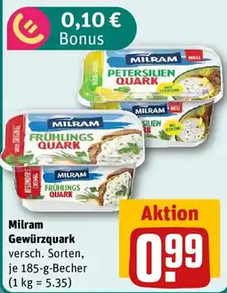 REWE Milram Gewürzquark Angebot