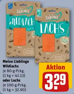 REWE Meine Lieblinge Wildlachs oder Lachs Angebot