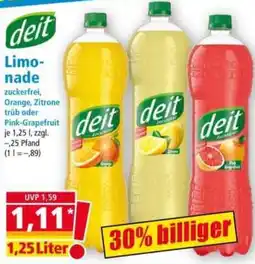 Norma deit Limonade Angebot