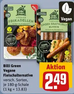REWE Billi Green Vegane Fleischalternative Angebot