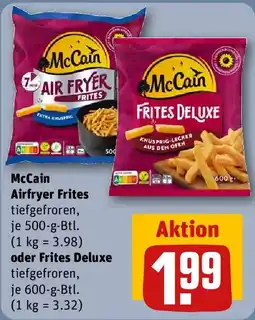 REWE McCain Airfryer Frites oder Frites Deluxe Angebot