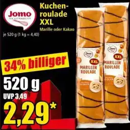 Norma Jomo Kuchenroulade XXL Angebot