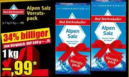 Norma Bad Reichenhaller Alpen Salz Vorratspack Angebot