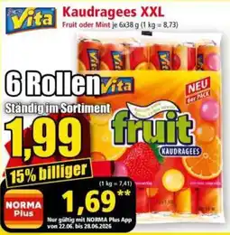 Norma Vita Kaudragees XXL Angebot