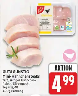 nah & gut GUT&GÜNSTIG Mini-Hähnchensteaks Angebot
