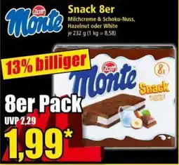 Norma Zott Monte Snack 8er Angebot