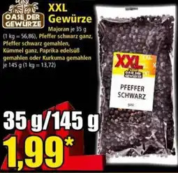 Norma XXL Gewürze Angebot