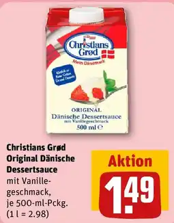 REWE Christians Grød Original Dänische Dessertsauce Angebot