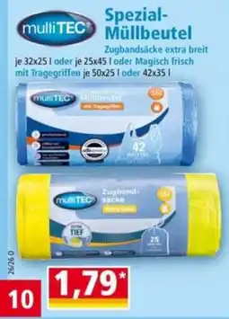 Norma multiTEC Spezial Müllbeutel Angebot