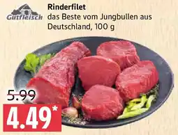 Marktkauf Gutfleisch Rinderfilet Angebot