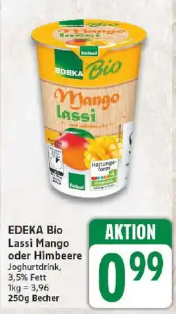 nah & gut EDEKA Bio Lassi Mango oder Himbeere Angebot