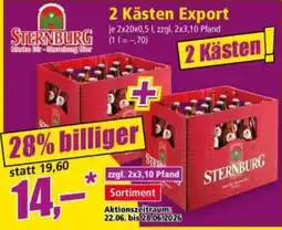 Norma STERNBURG 2 Kästen Export Angebot