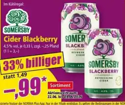 Norma SOMERSBY Cider Blackberry Angebot