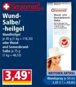 Norma Sensomed Wund Salbe/ -heilgel Angebot