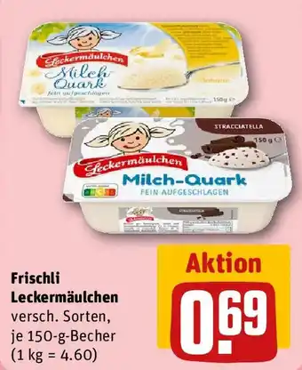 REWE Frischli Leckermäulchen Angebot
