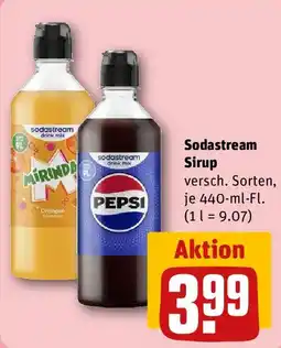 REWE Sodastream Sirup Angebot