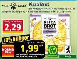 Norma VILLA GUSTO Pizza Brot Angebot