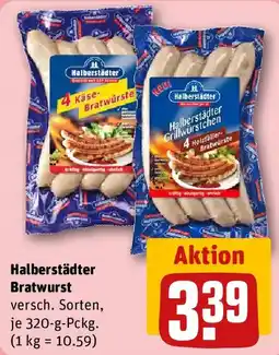 REWE Halberstädter Bratwurst Angebot