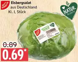 Marktkauf Gut & Gunstig Eisbergsalat Angebot