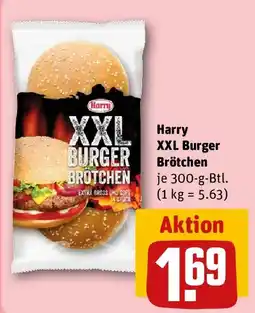 REWE Harry XXL Burger Brötchen Angebot