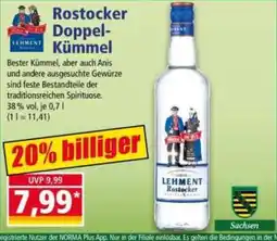 Norma Rostocker Doppel- Kümmel Angebot