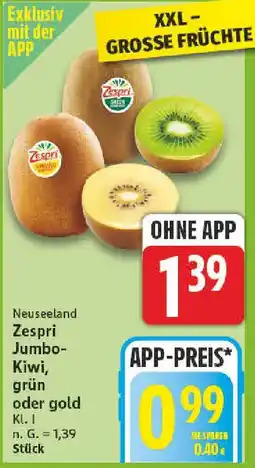 NP Discount Zespri Jumbo Kiwi, grün oder gold Angebot