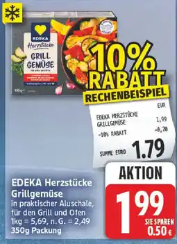 nah & gut EDEKA Herzstücke Grillgemüse Angebot