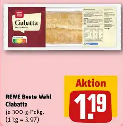 REWE REWE Beste Wahl Ciabatta Angebot