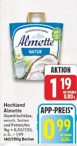 NP Discount Hochland Almette Angebot