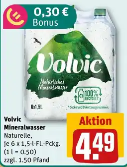 REWE Volvic Mineralwasser Angebot