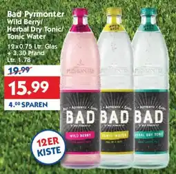 Hol'ab Getränkemarkt Bad Pyrmonter Wild Berry/ Herbal Dry Tonic/ Tonic Water Angebot