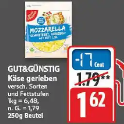 NP Discount GUT&GÜNSTIG Käse gerieben Angebot