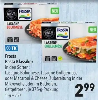 CITTI Markt Frosta Pasta Klassiker 375g Angebot