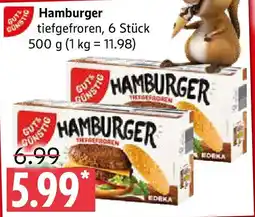 Marktkauf Gut & Gunstig Hamburger Angebot