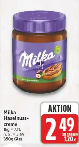 nah & gut Milka Haselnusscreme Angebot