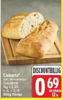 NP Discount Ciabatta Angebot