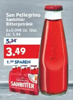 Hol'ab Getränkemarkt San Pellegrino Sanbittèr Bittergetränk Angebot
