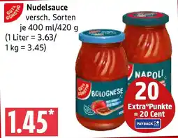 Marktkauf Gut & Gunstig Nudelsauce Angebot