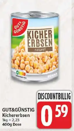 nah & gut GUT&GÜNSTIG Kichererbsen Angebot