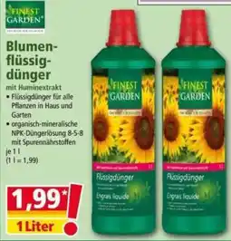 Norma FINEST GARDEN Blumenflüssigdünger Angebot